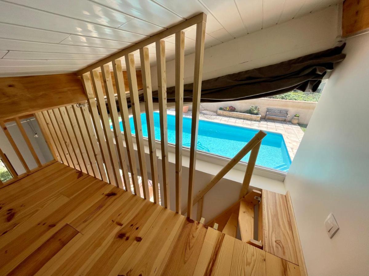 Annexe Des Pins - Studio Gite Avec Piscine & Climatisation Villeneuve-les-Beziers Exterior photo